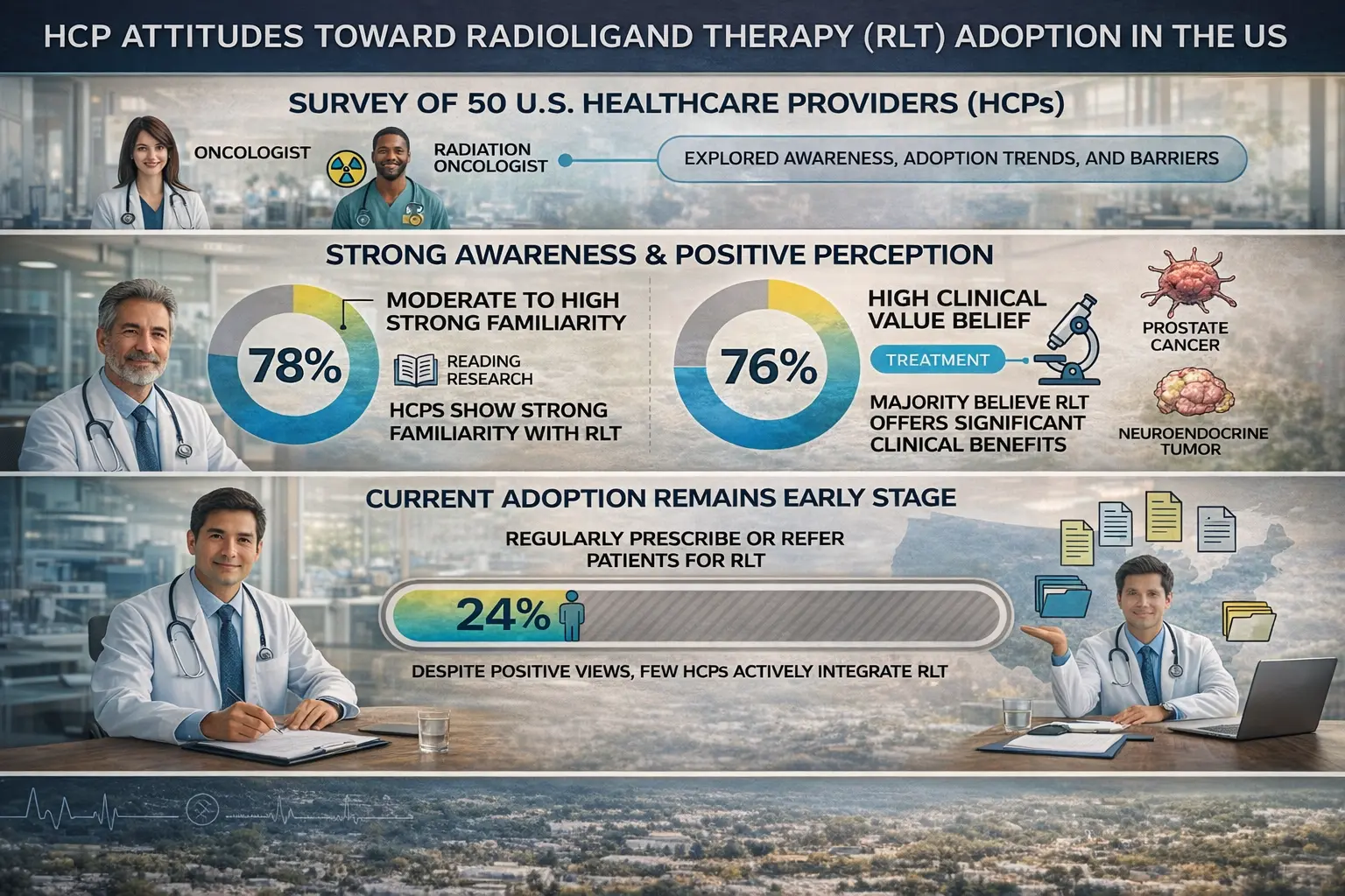 HCP Attitudes Toward Radioligand Therapy (RLT) Adoption in the US